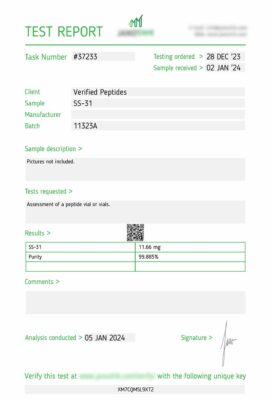 SS-31 Lab Test January 2024