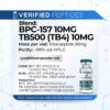 An information sheet for our BPC-157 TB-500 peptide blend.