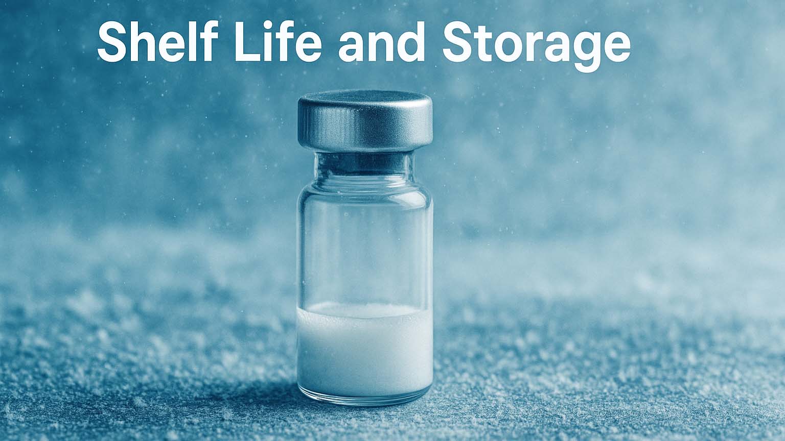 How to store peptides for research use and peptide shelf life