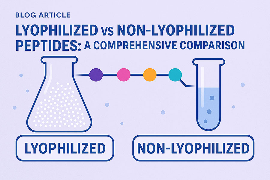 Lyophilized vs non-lyophilized peptides: a comprehensive comparison