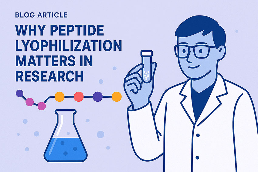 Why peptide lyophilization matters in research
