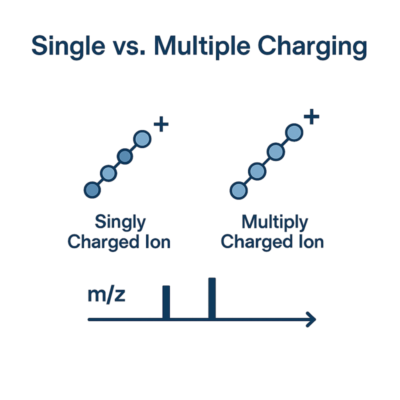 Peptide ion charge