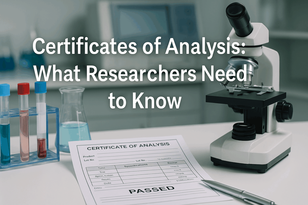 The importance of Lab tests and certificates of analysis