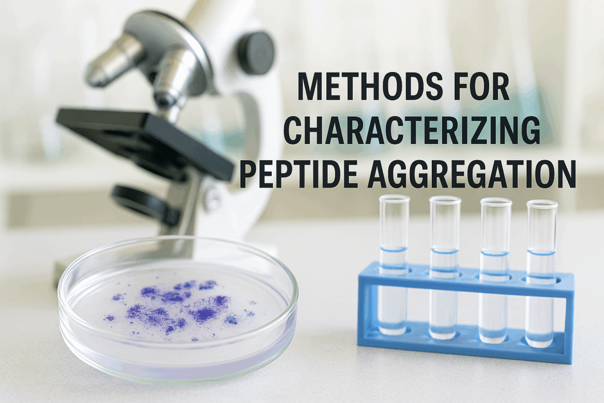 An explanation of how to characterize peptide aggregation.