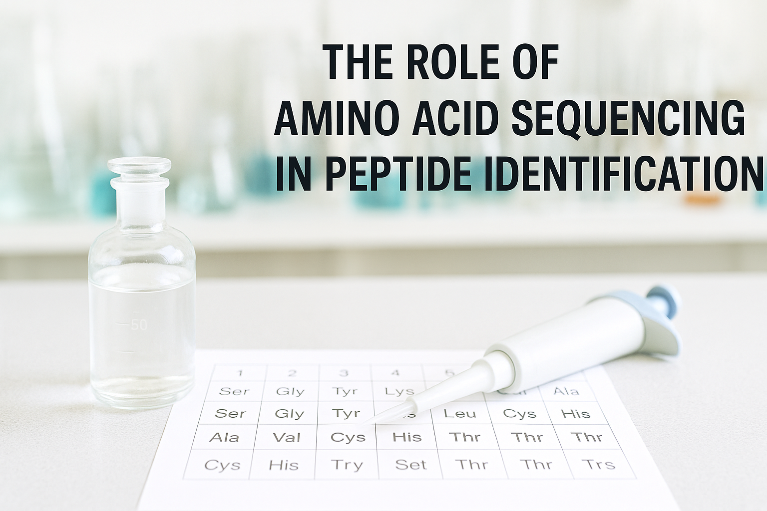 The Role of Amino Acid Sequencing in Peptide Identification