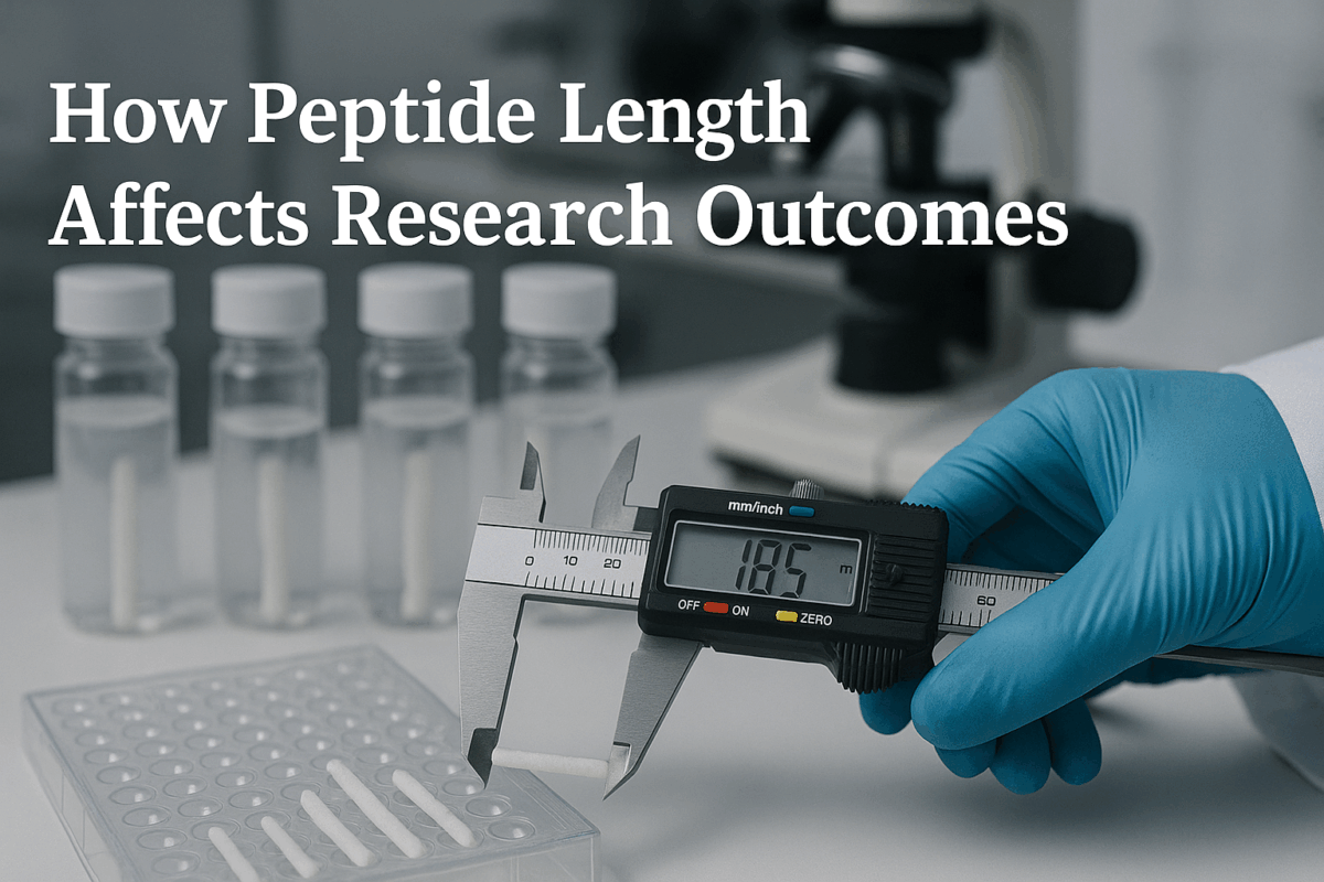 Understanding how peptide length and amino acid chains affect the structure, stability, and efficacy.