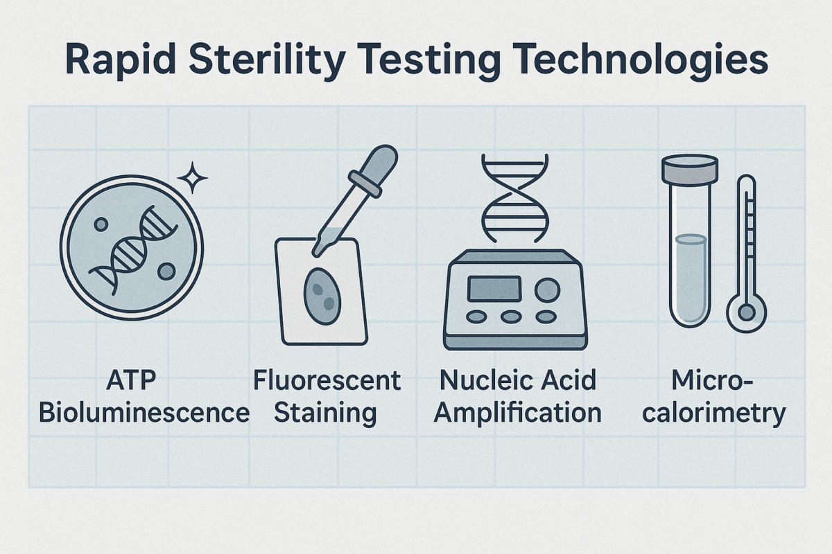 different types of rapid sterility testing technologies