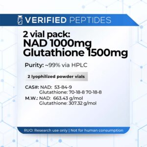 peptide bundle of nad and glutathione