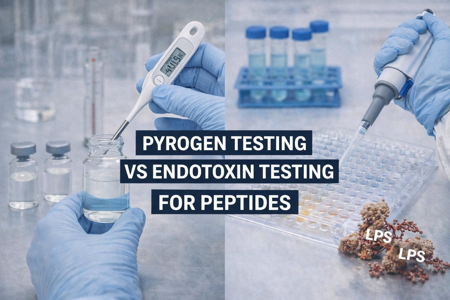 Pyrogen Testing vs Endotoxin Testing for Peptides