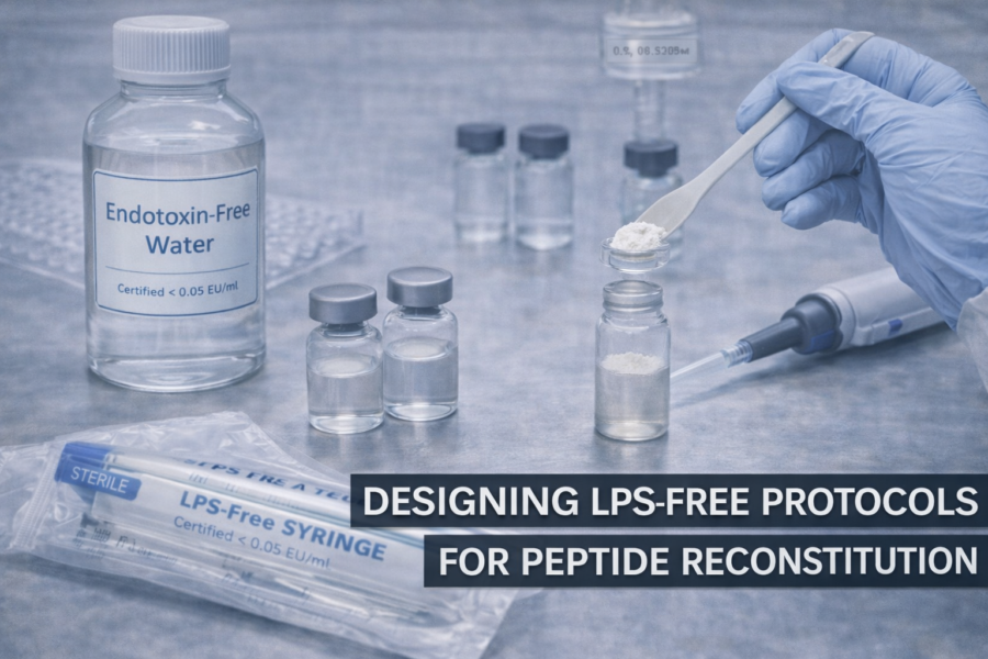 Designing LPS-Free Protocols for Peptide Reconstitution