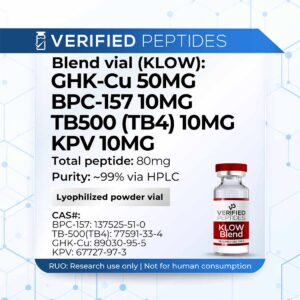 An information sheet for our KLOW peptide.