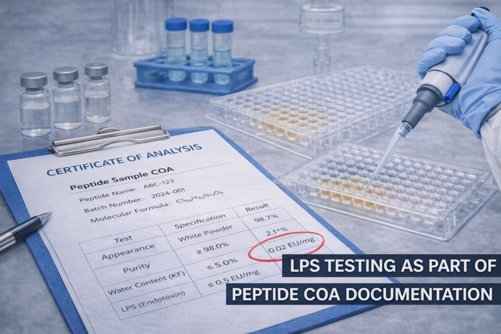 LPS Testing as Part of Peptide COA Documentation